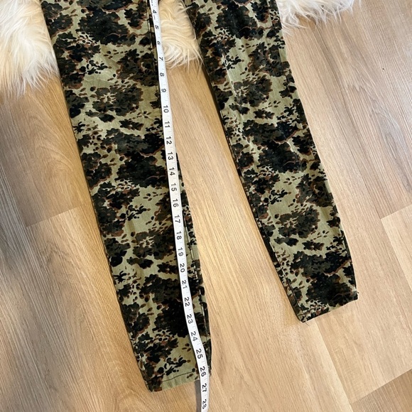 Anthropologie High Waisted Camo Corduroy Pants - Picture 11 of 13